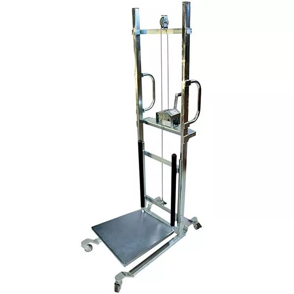 Levée max 1400mm en inox