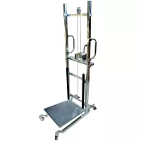 Levée max 1400mm en inox